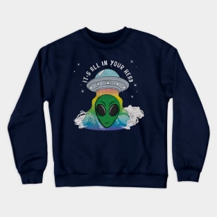 Alien Abduction Crewneck Sweatshirt